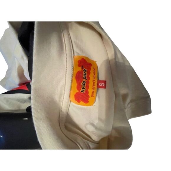 Hyde Park Mens Cream Coming In Hot Crewneck Short Sleeve T-Shirt Small - Picture 5 of 12